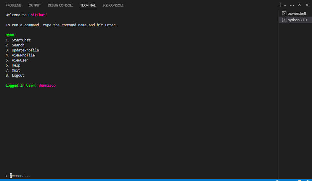 Chit Chat Cli