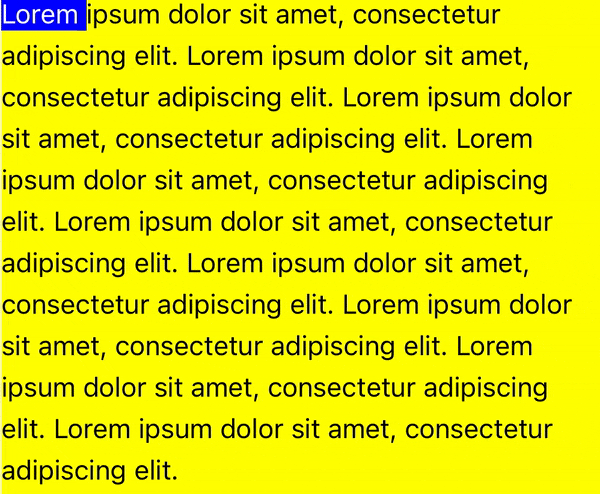 React Native Text Touch Highlighter